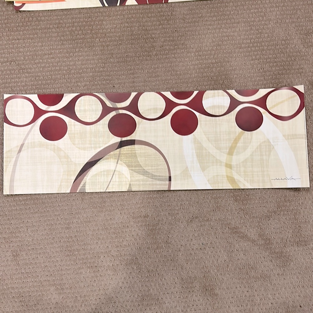 Mid mod Avant- garde ll poster#2 - by AHAVA. Unframed poster 12 x 36 printed